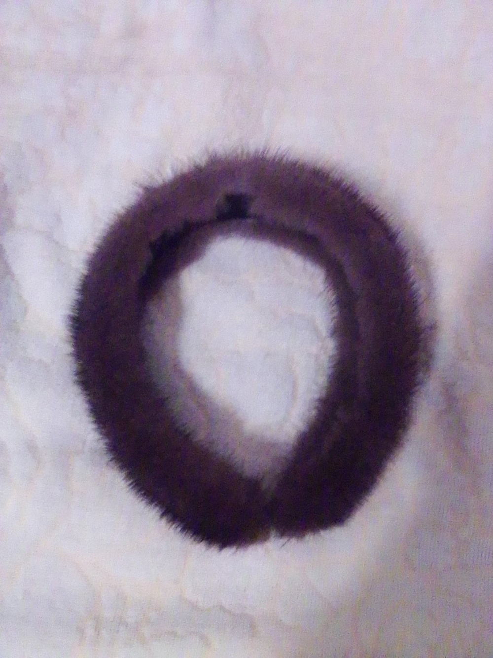Target Brown Faux Fur Headband - Plush Winter Hair Accessory